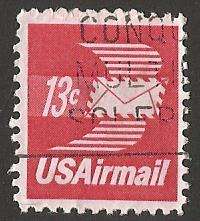 1971 UNITED STATES OF AMERICA WINGED AITMAIL ENVELOPE
