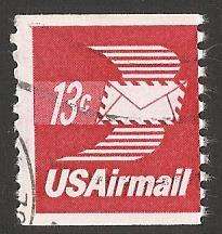 1971 UNITED STATES OF AMERICA WINGED AITMAIL ENVELOPE