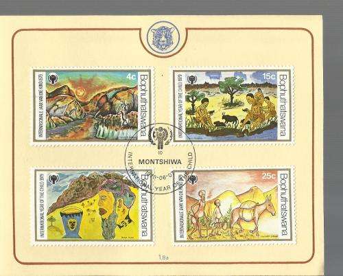 1979 BOPHUTHATSWANA INTERNATIONAL YEAR OF THE CHILD