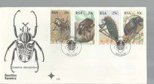 1987 SOUTH AFRICA ANIMAL BEETLES