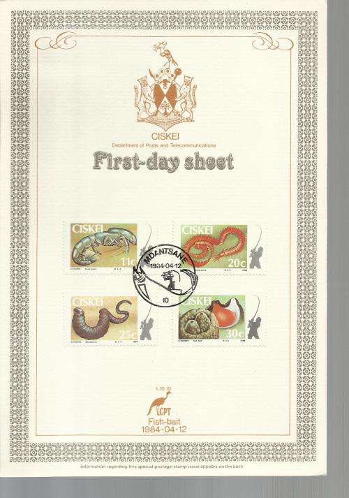 1984 CISKEI CONSERVE BAIT FOR FISHING