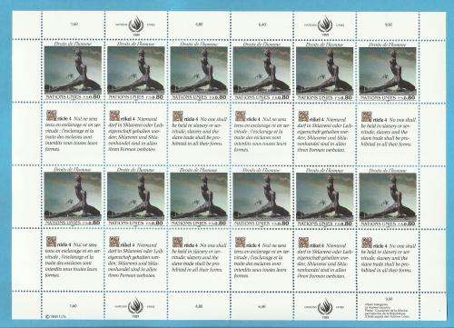 1989 UNITED NATIONS SCULPTURE 80
