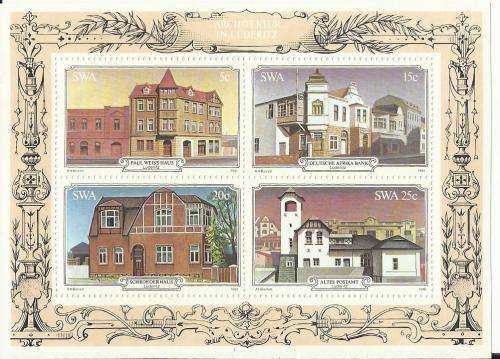 1981 SOUTH WEST AFRICA HISTORIC BUILDINGS IN LUDERITZ