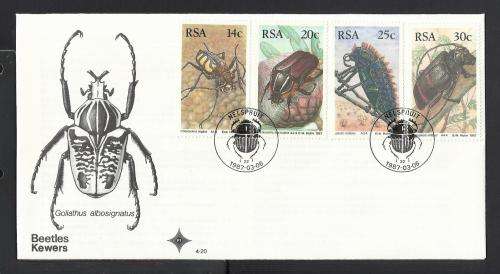 1987 SOUTH AFRICA ANIMAL BEETLES