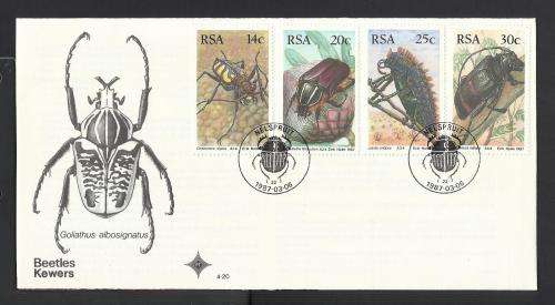 1987 SOUTH AFRICA ANIMAL BEETLES