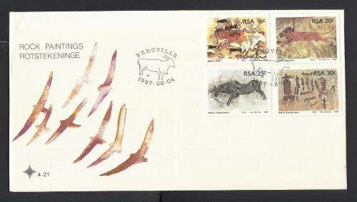 1987 SOUTH AFRICA ROCK PAINTINGS