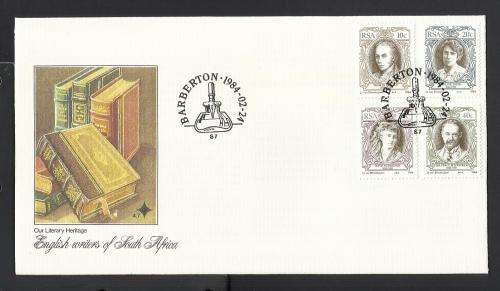 1984 SOUTH AFRICA ENGLISH WRITERS