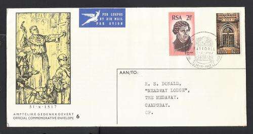 1967 SOUTH AFRICA REFORMATION