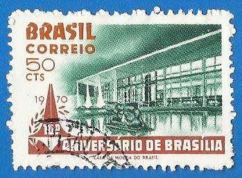 1970 BRAZIL REFLECTING POOL