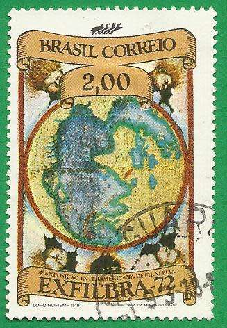 1972 BRAZIL MAP