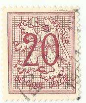 1951 BELGIUM LION RAMPANT