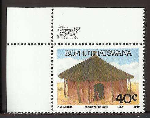 1989 BOPHUTHATSWANA TRADITIONAL THATCHED DWELLING
