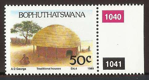 1989 BOPHUTHATSWANA TRADITIONAL THATCHED DWELLING