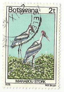 1978 BOTSWANA ANIMAL BIRD