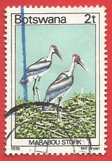 1978 BOTSWANA ANIMAL BIRD