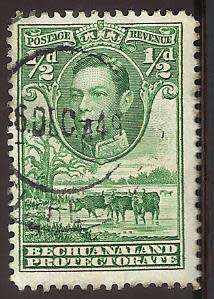 1938-44 BECHUANALAND PROTECTORATE KING GEORGE VI