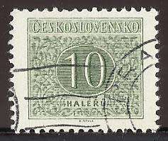 1955 CZECHOSLOVAKIA NUMERAL
