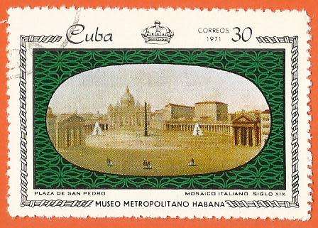 1971 CUBA ST PETER'S SQUARE