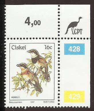 1987 CISKEI BIRDS