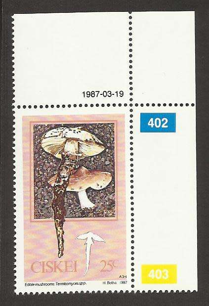 1987 CISKEI MUSHROOM