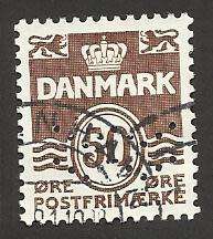 1974 DENMARK NUMERAL