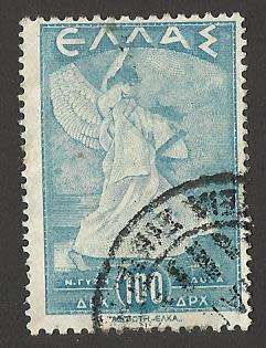 1945 GREECE ALLEGORICAL FIGURE OF GLORY