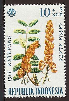 1966 INDONESIA FLOWER