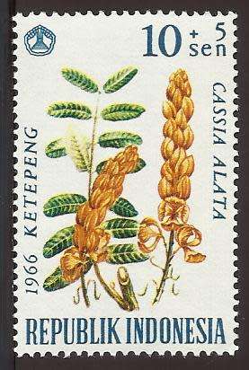 1966 INDONESIA FLOWER