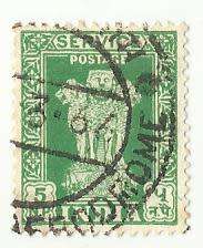1957-69 INDIA CAPITAL OF ASOKA PILLAR