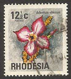 1974 RHODESIA FLOWER