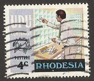 1974 RHODESIA ANNIVERSARY OF U.P.U