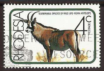 1976 RHODESIA ANIMAL ROAN ANTELOPE