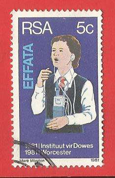 1981 SOUTH AFRICA THE 100TH ANNIVERSARY OF THE INSTITUTES FOR DEAF AND BLIND