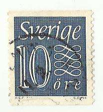 1961 SWEDEN NUMERAL