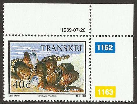 1989 TRANSKEI MARINE LIFE