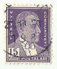 1950 TURKEY MUSTAFA KEMAL PASHA