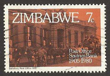 1980 ZIMBABWE POST OFFICE