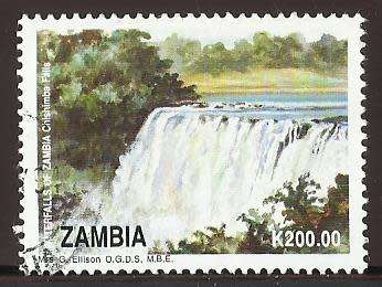 1993 ZAMBIA WATERFALL