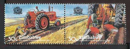 1983 ZIMBABWE PLOWING