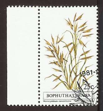 1981 BOPHUTHATSWANA GRASS