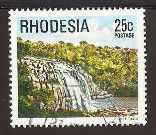 1978 RHODESIA WATERFALL