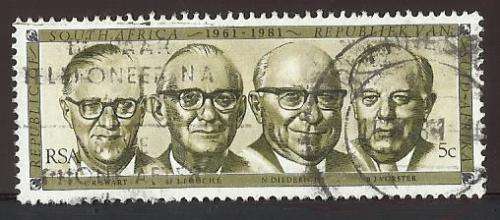 1981 SOUTH AFRICA THE 20TH ANNIVERSARY OF REPUBLIC