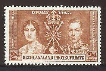 1937 BECHUANALAND PROTECTORATE CORONATION ISSUE