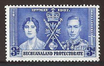 1937 BECHUANALAND PROTECTORATE CORONATION ISSUE