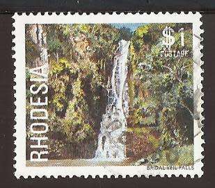 1978 RHODESIA WATERFALL