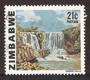 1980 ZIMBABWE WATERFALL