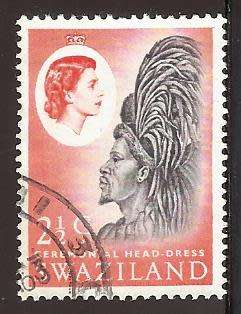1962 SWAZILAND HEADDRESS