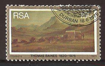 1975 SOUTH AFRICA THE 100TH ANNIVERSARY OF THE DEATH OF THOMAS BAINES