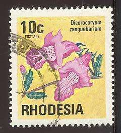 1974 RHODESIA FLOWER