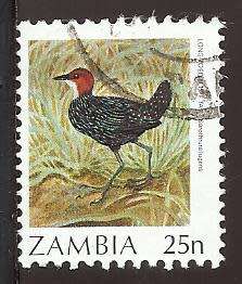 1987 ZAMBIA ANIMAL BIRD